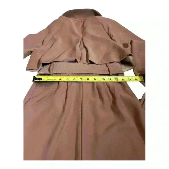 MUKOK STUDIO Belted Utility Jumpsuit Size S women’s pants camel/tan - Picture 11 of 13